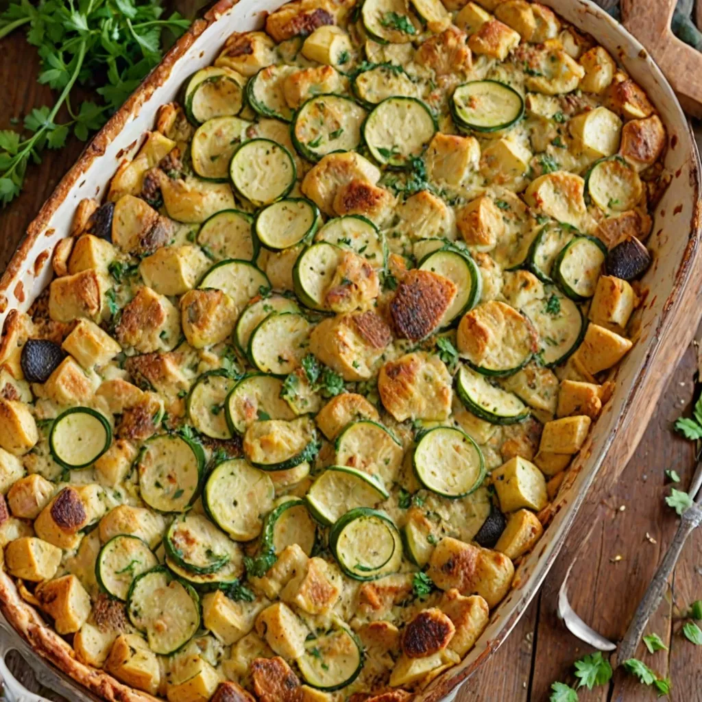 Zapiekanka z cukinii i ziemniaków – smaczna propozycja na ciepło.