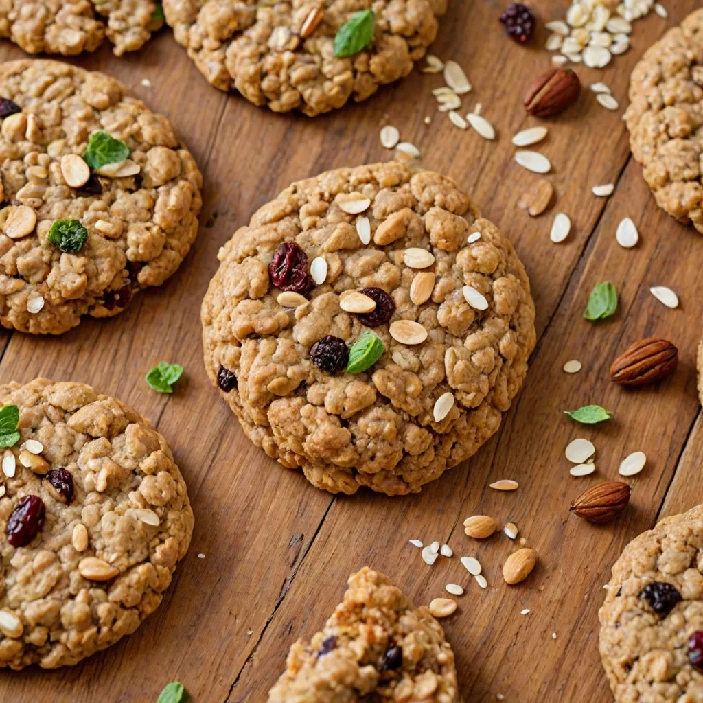 Zdrowe ciasteczka owsiane bez cukru i mąki – idealna fit przekąska.