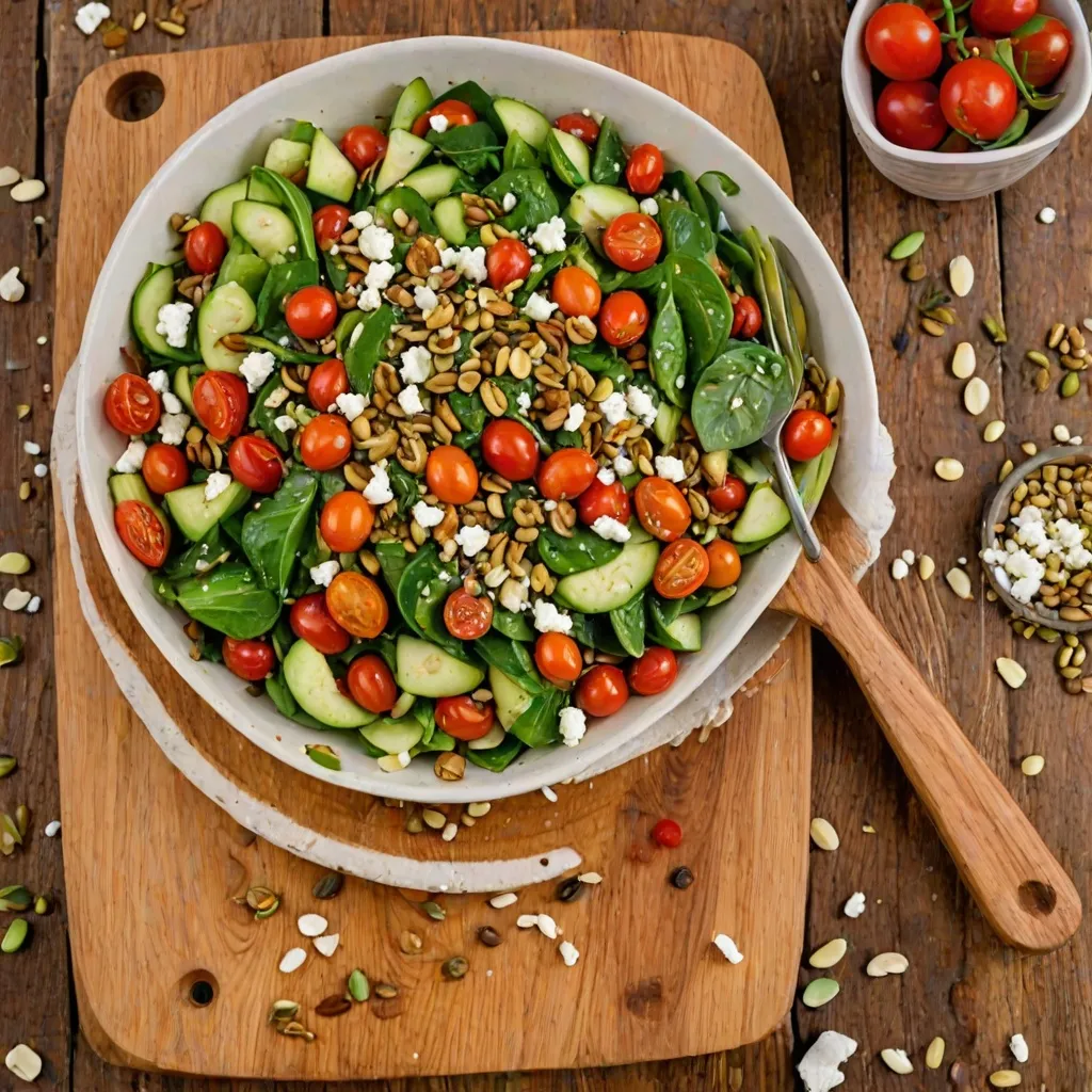 Sałatka z boczniakami – zdrowy i lekki posiłek.