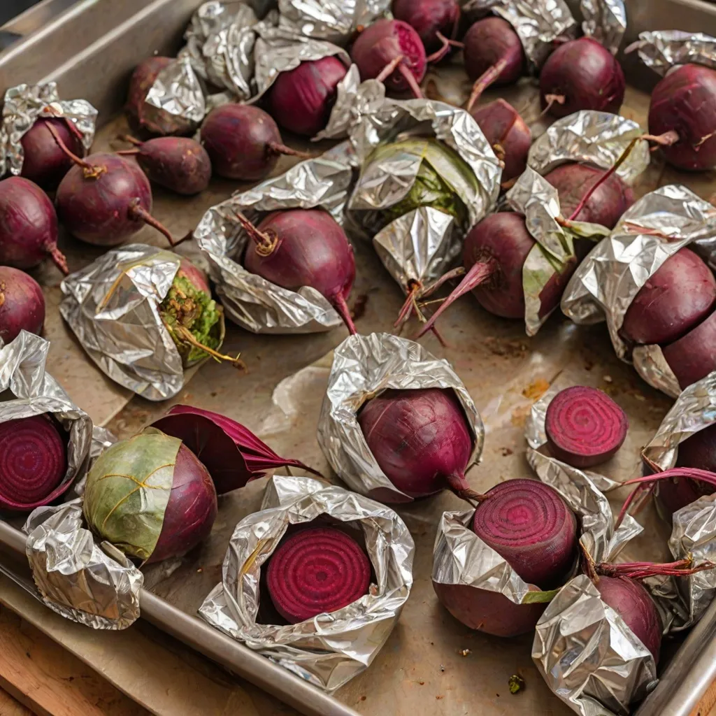 Jak upiec buraki w piekarniku w folii? – szybka instrukcja.