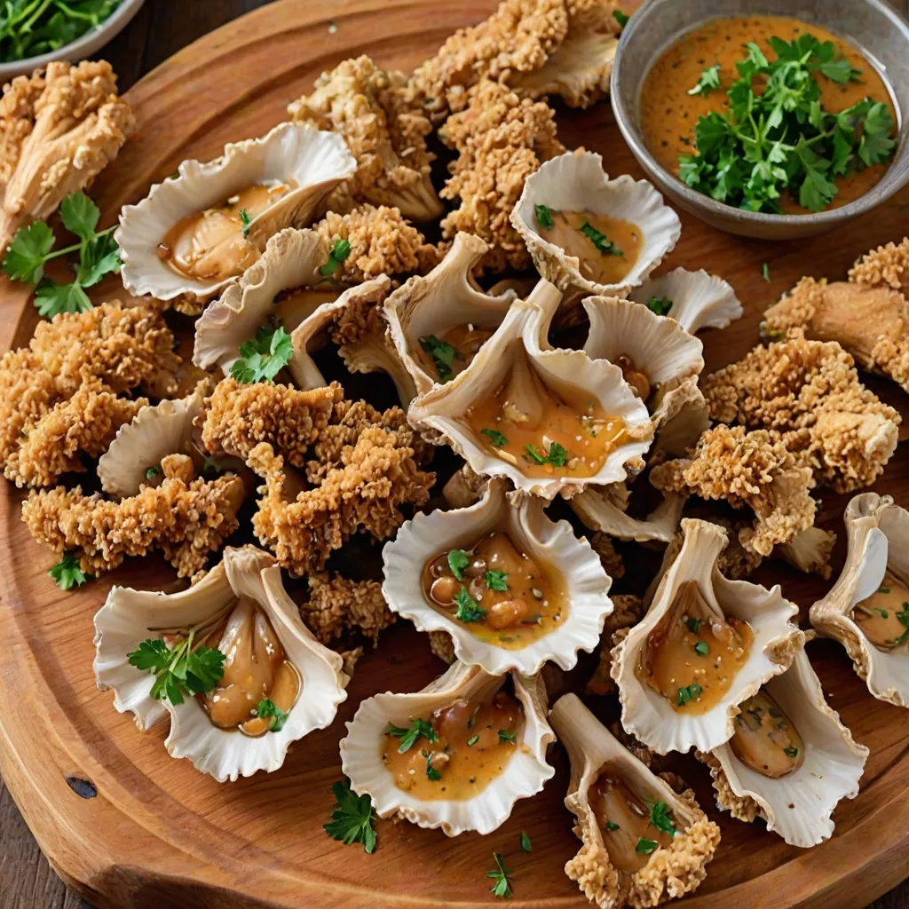 Boczniaki w panierce – chrupiąca, roślinna przekąska.