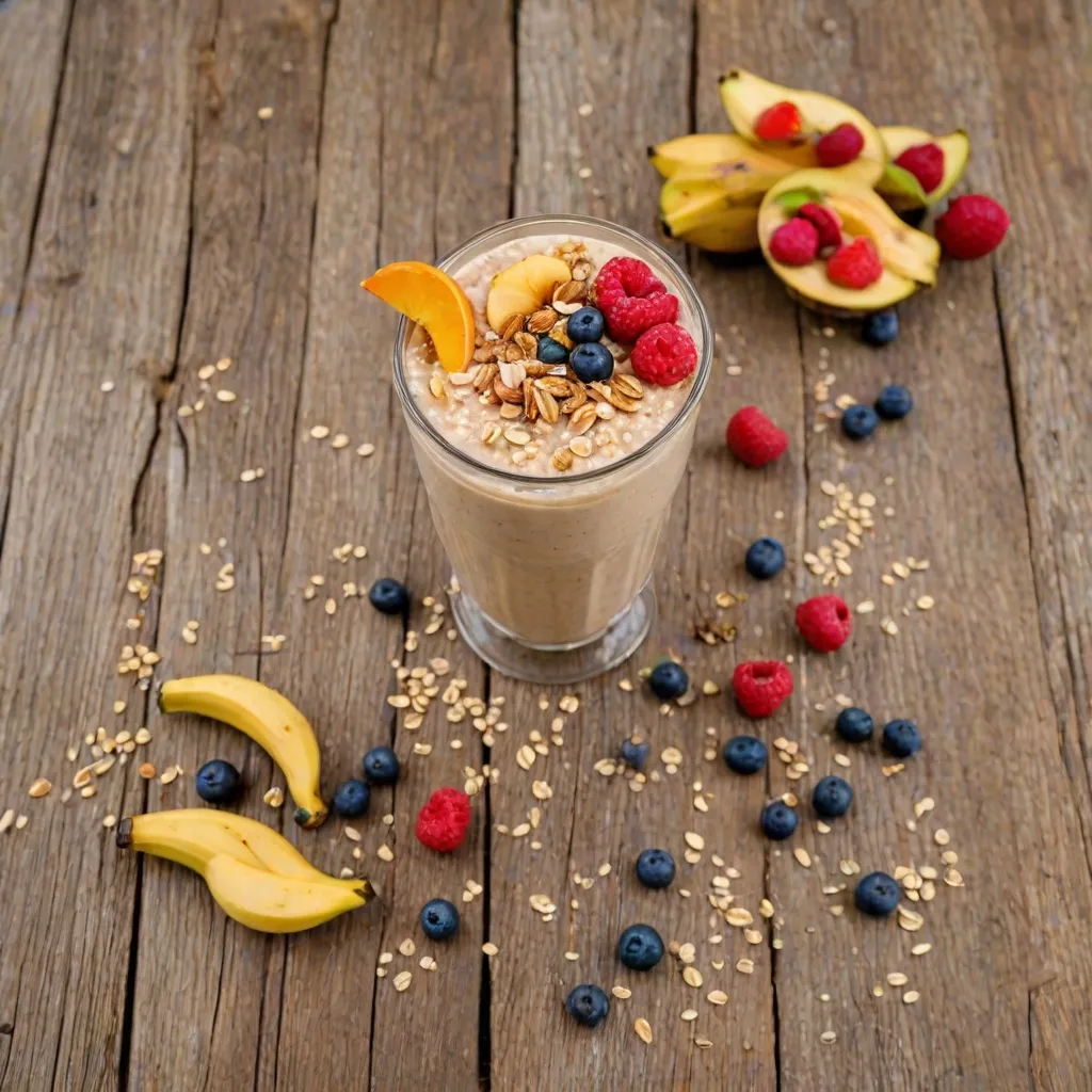 Koktajl owsiany – idealny pomysł na śniadanie.