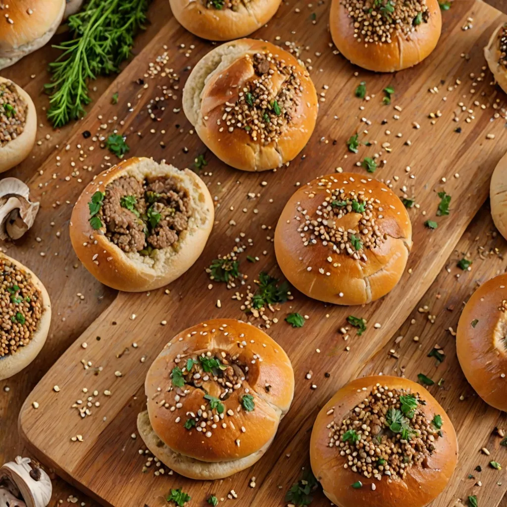 Bułki z pieczarkami – przepis na pyszne danie.